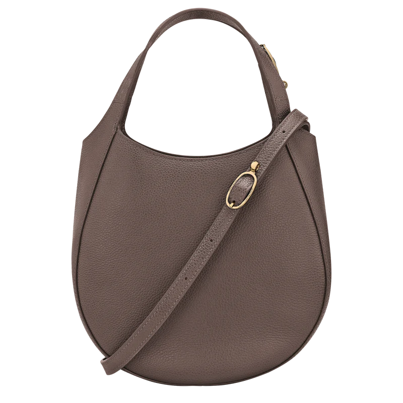 S LE FOULONNÉ HANDBAG Leather - Taupe