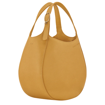 S LE FOULONNÉ HANDBAG Leather - Nutmeg