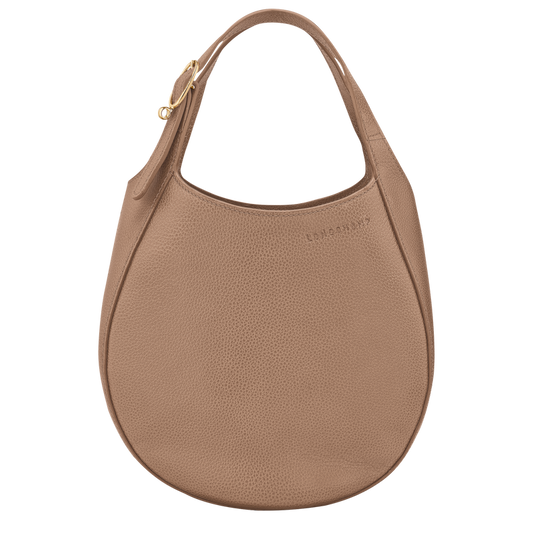 S LE FOULONNÉ HANDBAG Leather - Biscuit