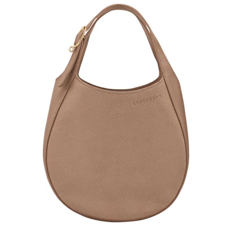 S LE FOULONNÉ HANDBAG Leather - Biscuit