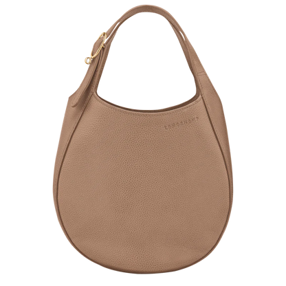 S LE FOULONNÉ HANDBAG Leather - Biscuit