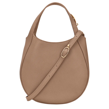 S LE FOULONNÉ HANDBAG Leather - Biscuit