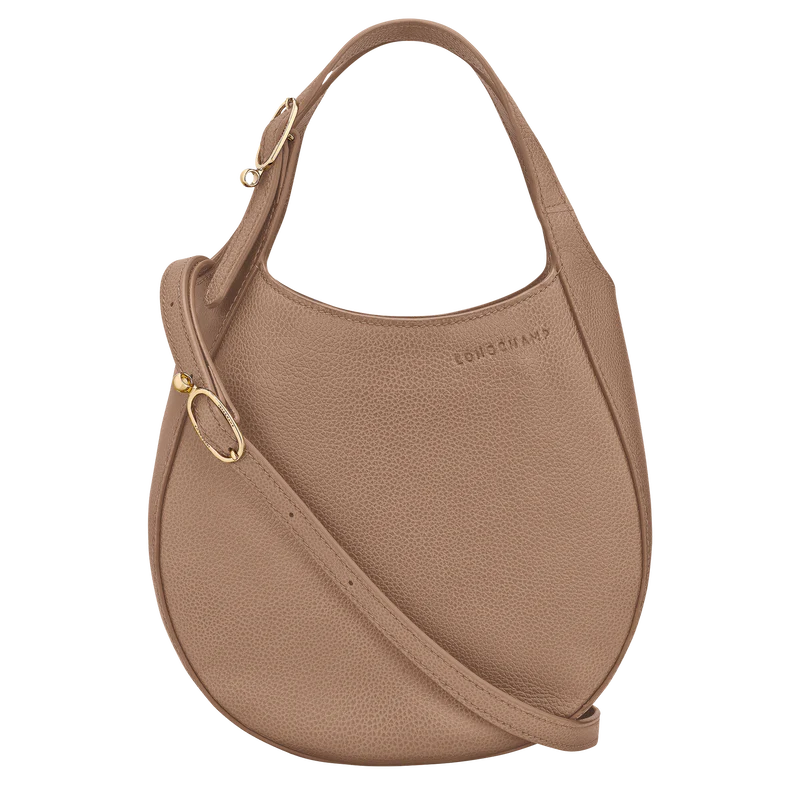 S LE FOULONNÉ HANDBAG Leather - Biscuit