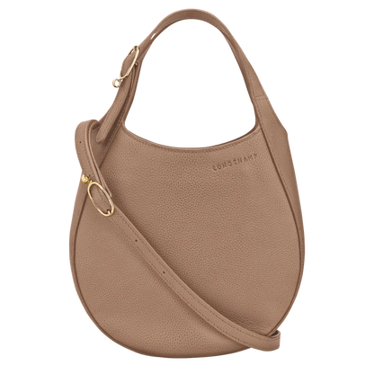 S LE FOULONNÉ HANDBAG Leather - Biscuit