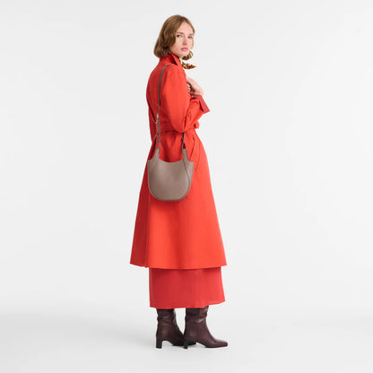 S LE FOULONNÉ SHOULDER BAG Leather - Taupe