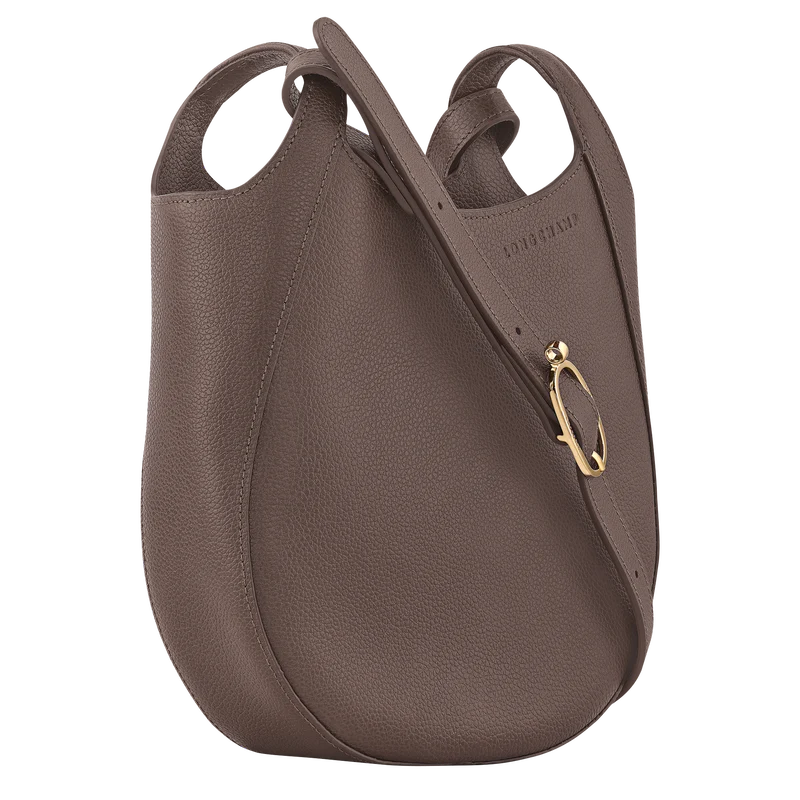 S LE FOULONNÉ SHOULDER BAG Leather - Taupe