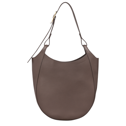 L LE FOULONNÉ SHOULDER BAG Leather - Taupe