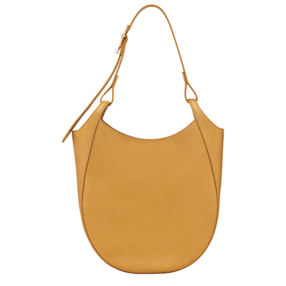 L LE FOULONNÉ SHOULDER BAG Leather - Nutmeg