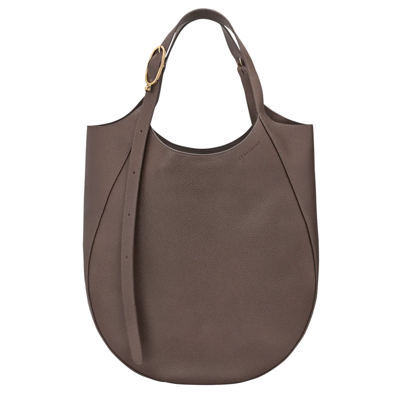 LE FOULONNÉ XL TOTE BAG Leather - Taupe