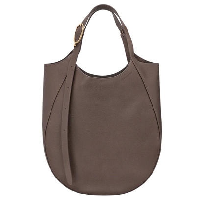 LE FOULONNÉ XL TOTE BAG Leather - Taupe