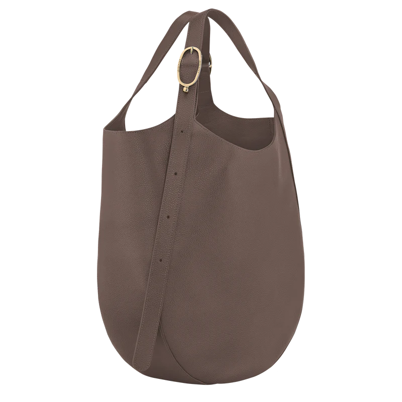 LE FOULONNÉ XL TOTE BAG Leather - Taupe