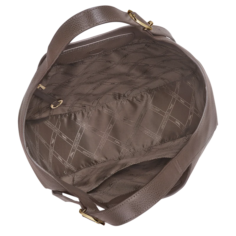 LE FOULONNÉ XL TOTE BAG Leather - Taupe