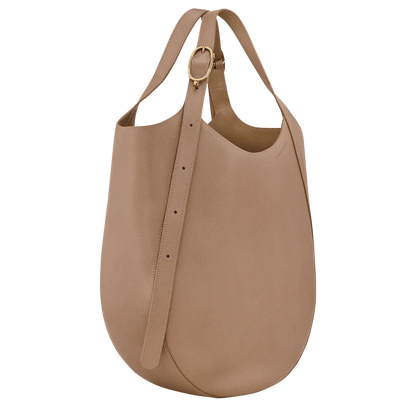 LE FOULONNÉ XL TOTE BAG Leather - Biscuit