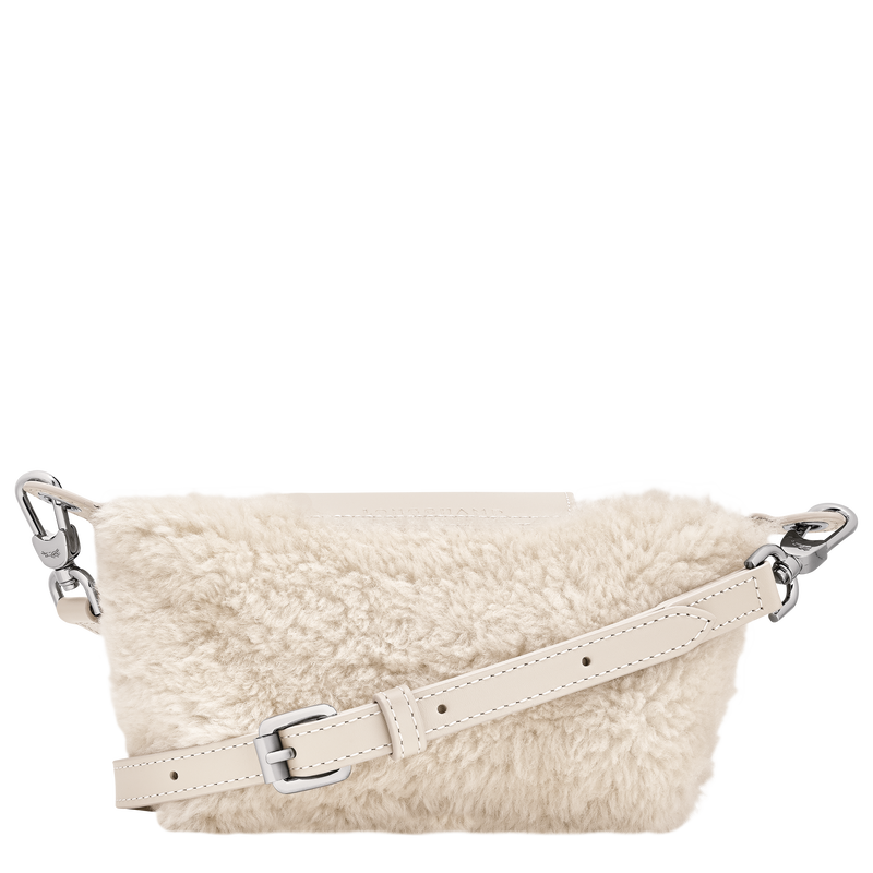 XS LE PLIAGE XTRA POUCH Leather - Ecru