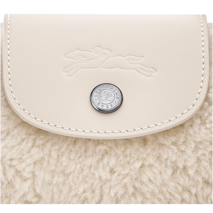 XS LE PLIAGE XTRA POUCH Leather - Ecru