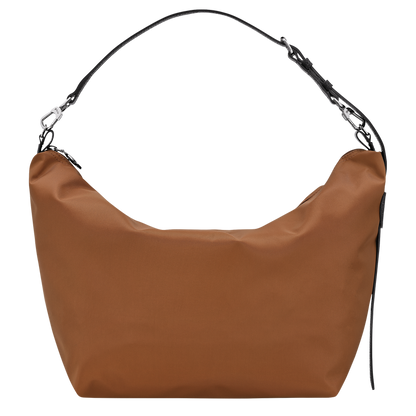 M LE SLOUCHY SHOULDER BAG Canvas - Cognac