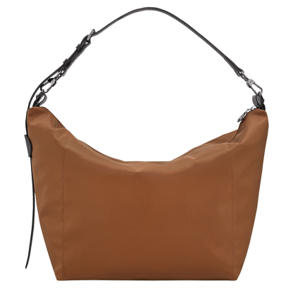 M LE SLOUCHY SHOULDER BAG Canvas - Cognac