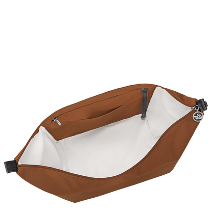 M LE SLOUCHY SHOULDER BAG Canvas - Cognac