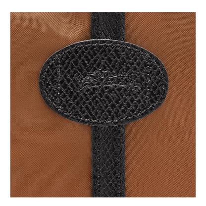 M LE SLOUCHY SHOULDER BAG Canvas - Cognac