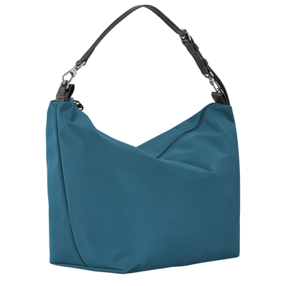 M LE SLOUCHY SHOULDER BAG Canvas - Peacock