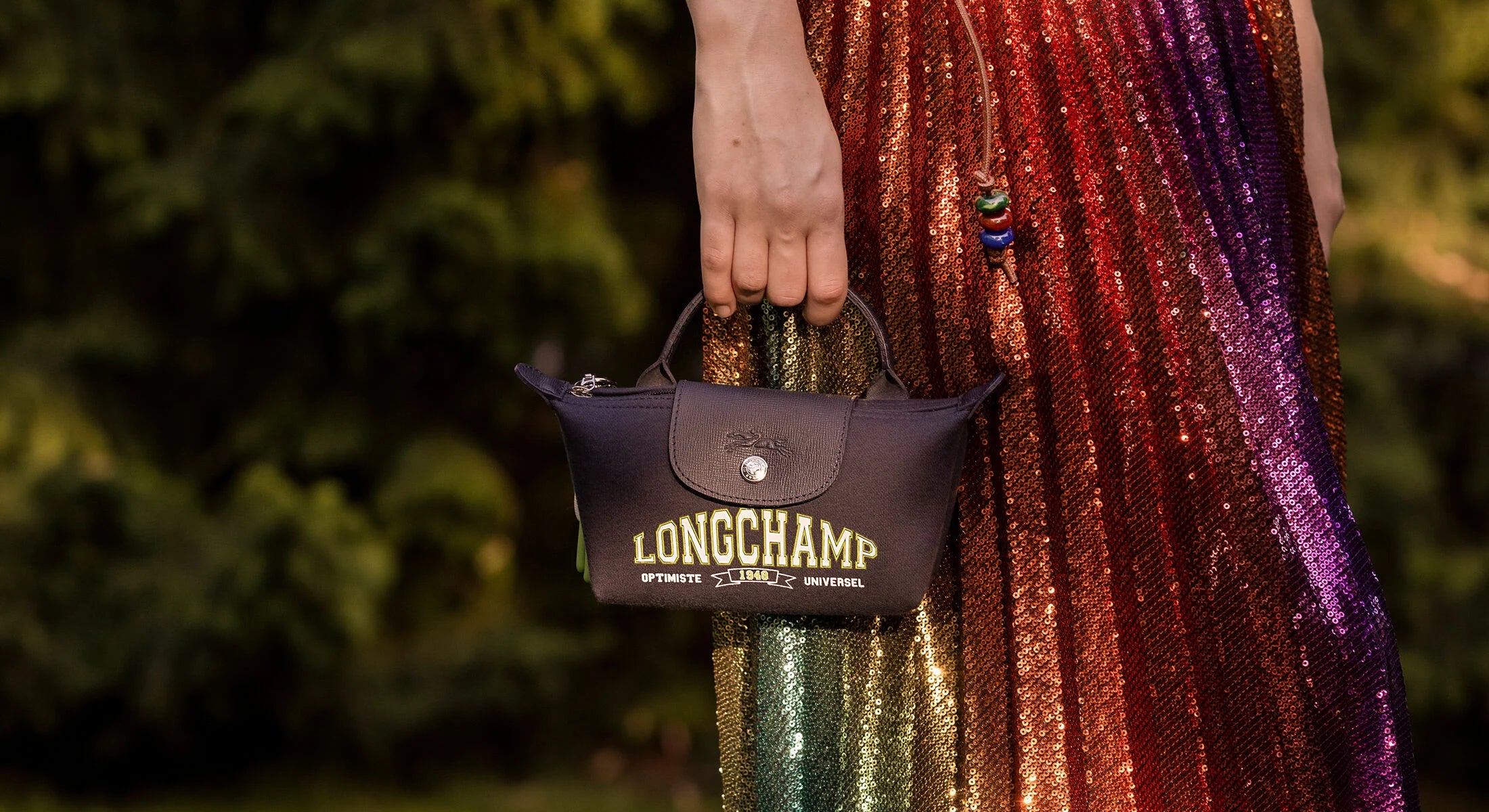 Longchamp best sale metallic bag