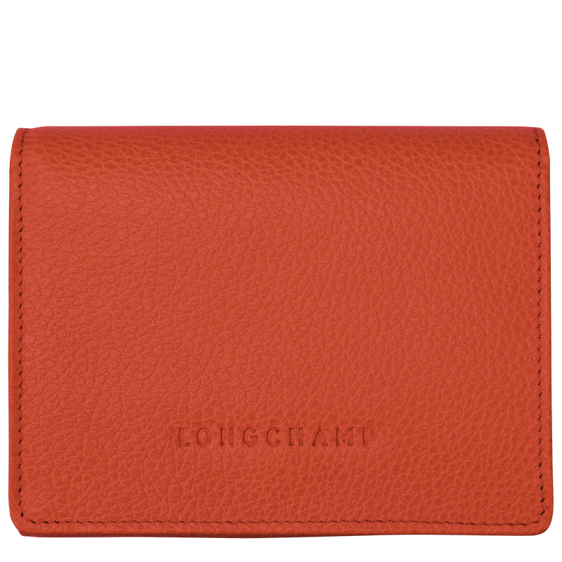 THE FOULONNÉ WALLET Leather - Paprika