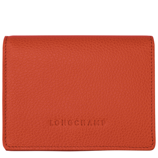 THE FOULONNÉ WALLET Leather - Paprika