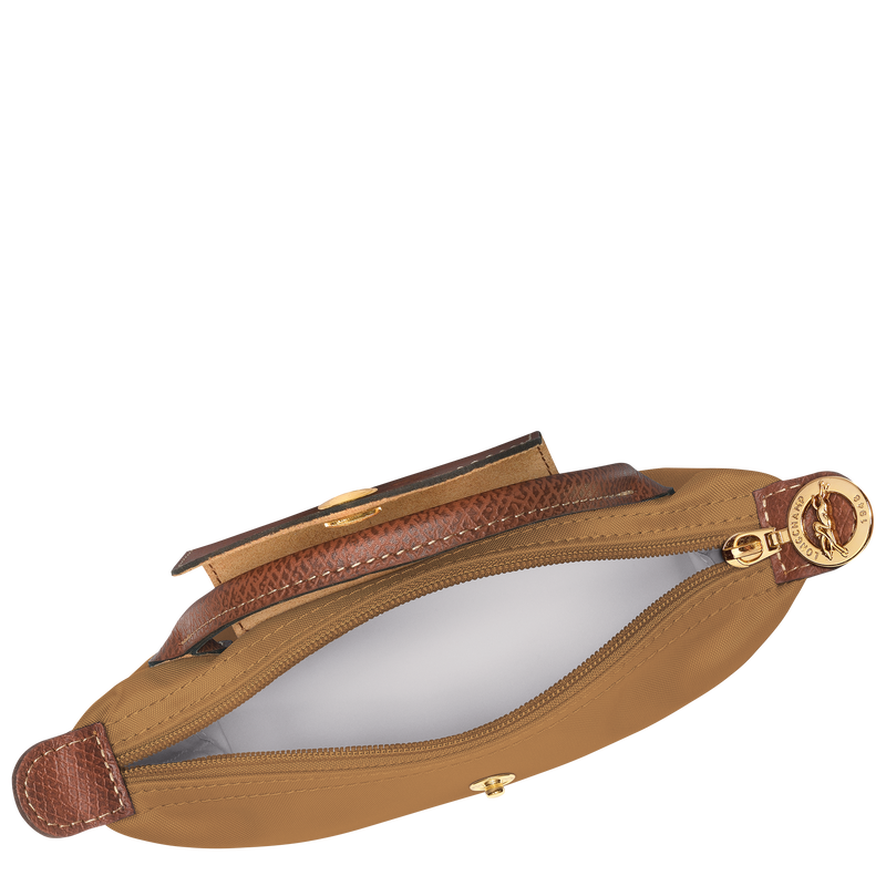 LE PLIAGE ORIGINAL COSMETIC BAG WITH HANDLE Recycled Canvas - Chamois