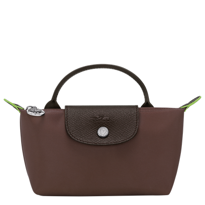 Le Pliage Green  Pouch with handle