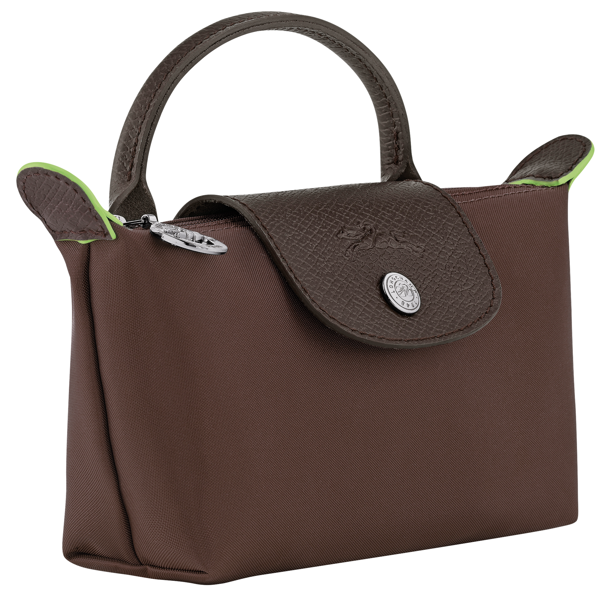 Le Pliage Green  Pouch with handle