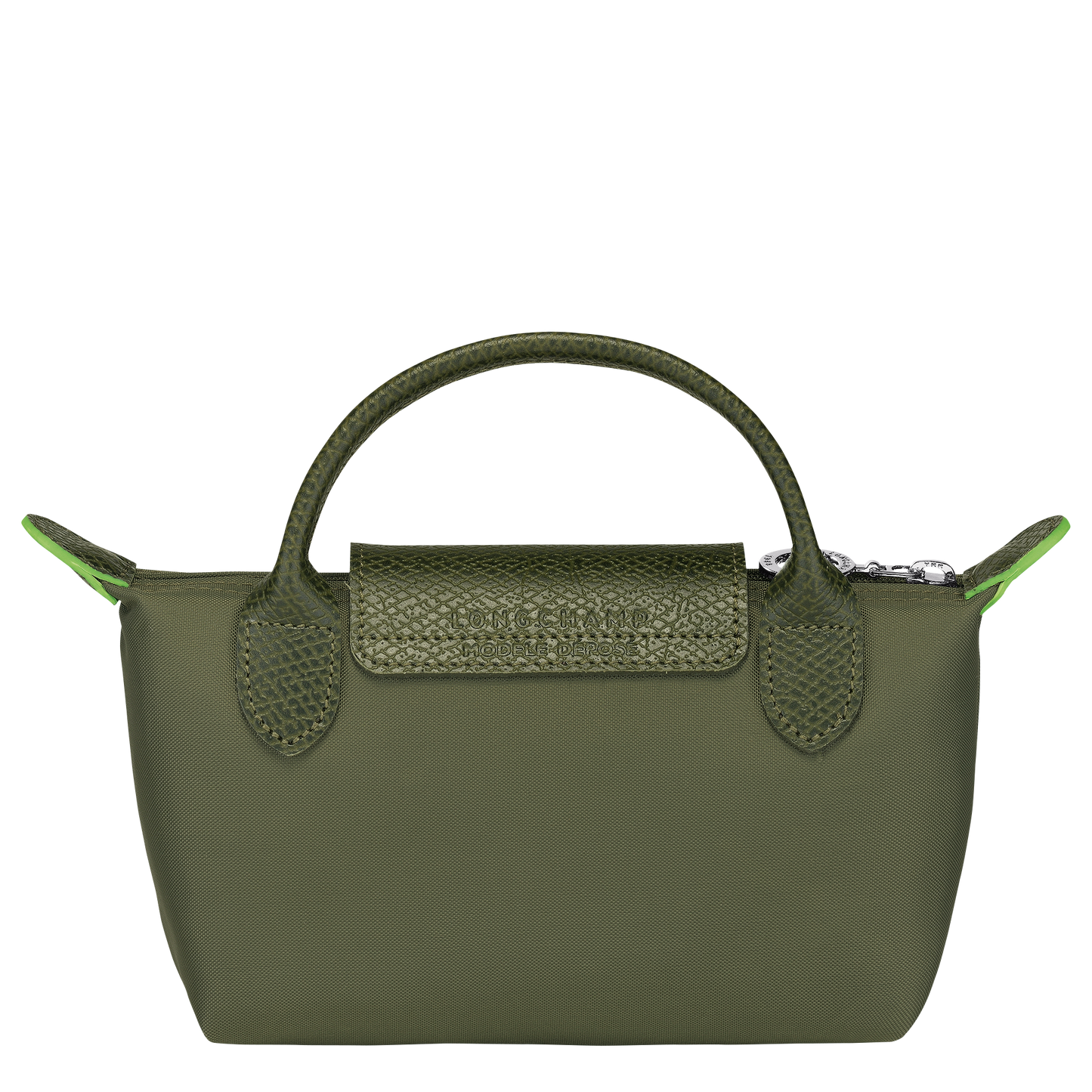 Le Pliage Green  Pouch with Handle