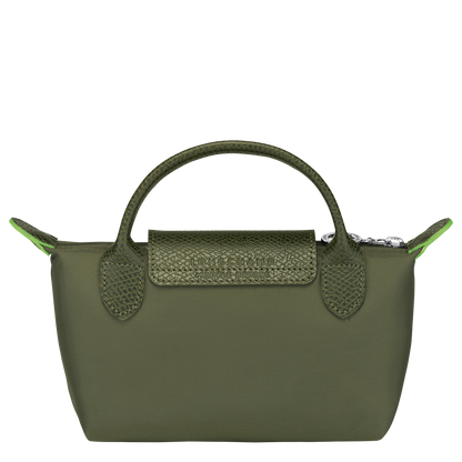 Le Pliage Green  Pouch with Handle