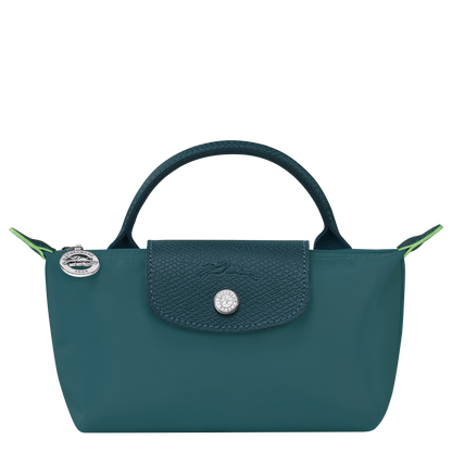 Le Pliage Green Pouch with Handle