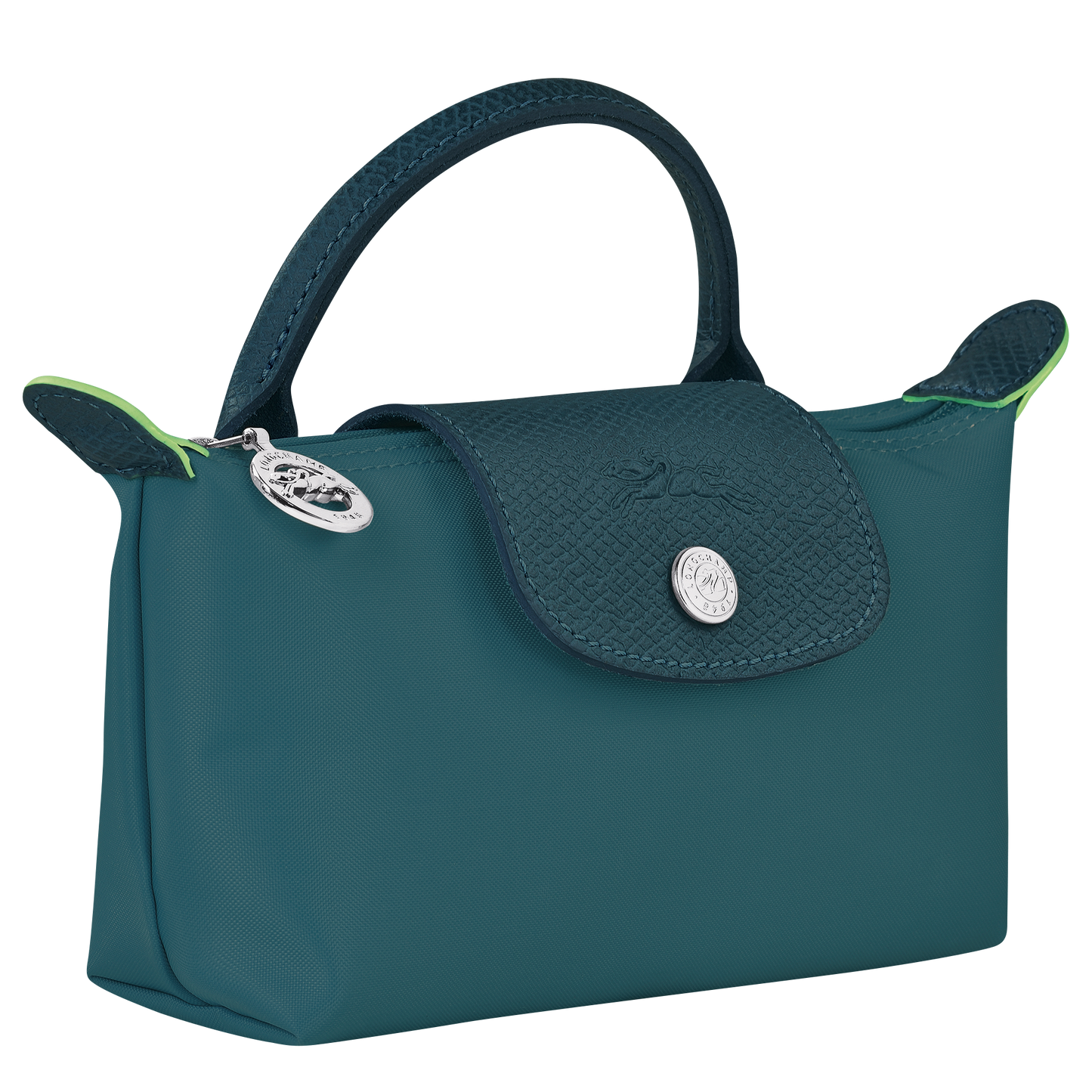 Le Pliage Green Pouch with Handle