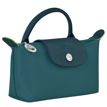 Le Pliage Green Pouch with Handle