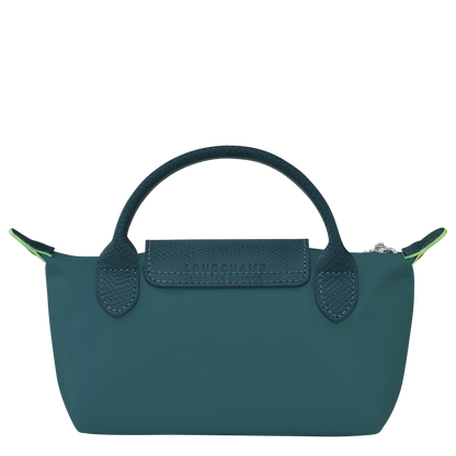 Le Pliage Green Pouch with Handle