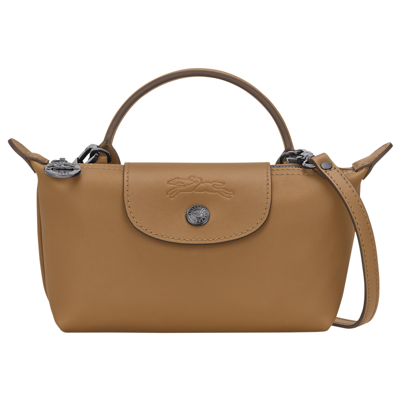 XS LE PLIAGE XTRA POUCH Leather - Tobacco