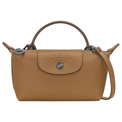 XS LE PLIAGE XTRA POUCH Leather - Tobacco