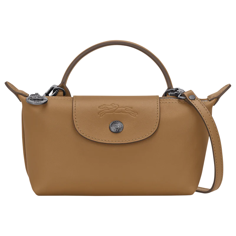 XS LE PLIAGE XTRA POUCH Leather - Tobacco