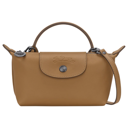 XS LE PLIAGE XTRA POUCH Leather - Tobacco