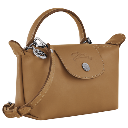 XS LE PLIAGE XTRA POUCH Leather - Tobacco