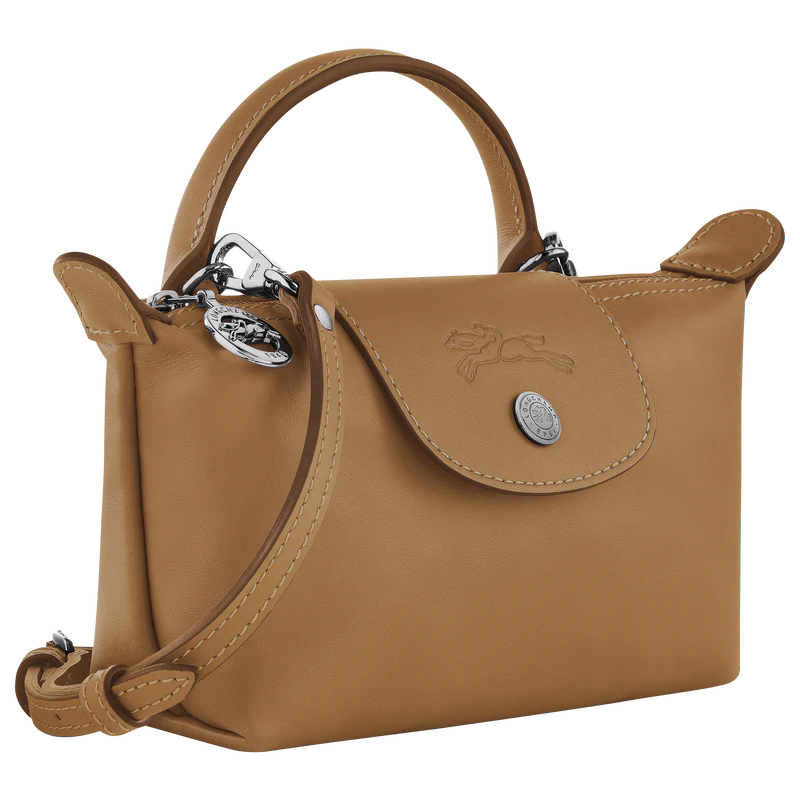 XS LE PLIAGE XTRA POUCH Leather - Tobacco
