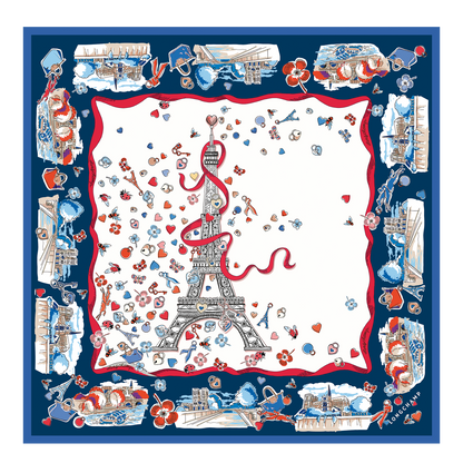Equestrian Tower  Silk scarf 50
