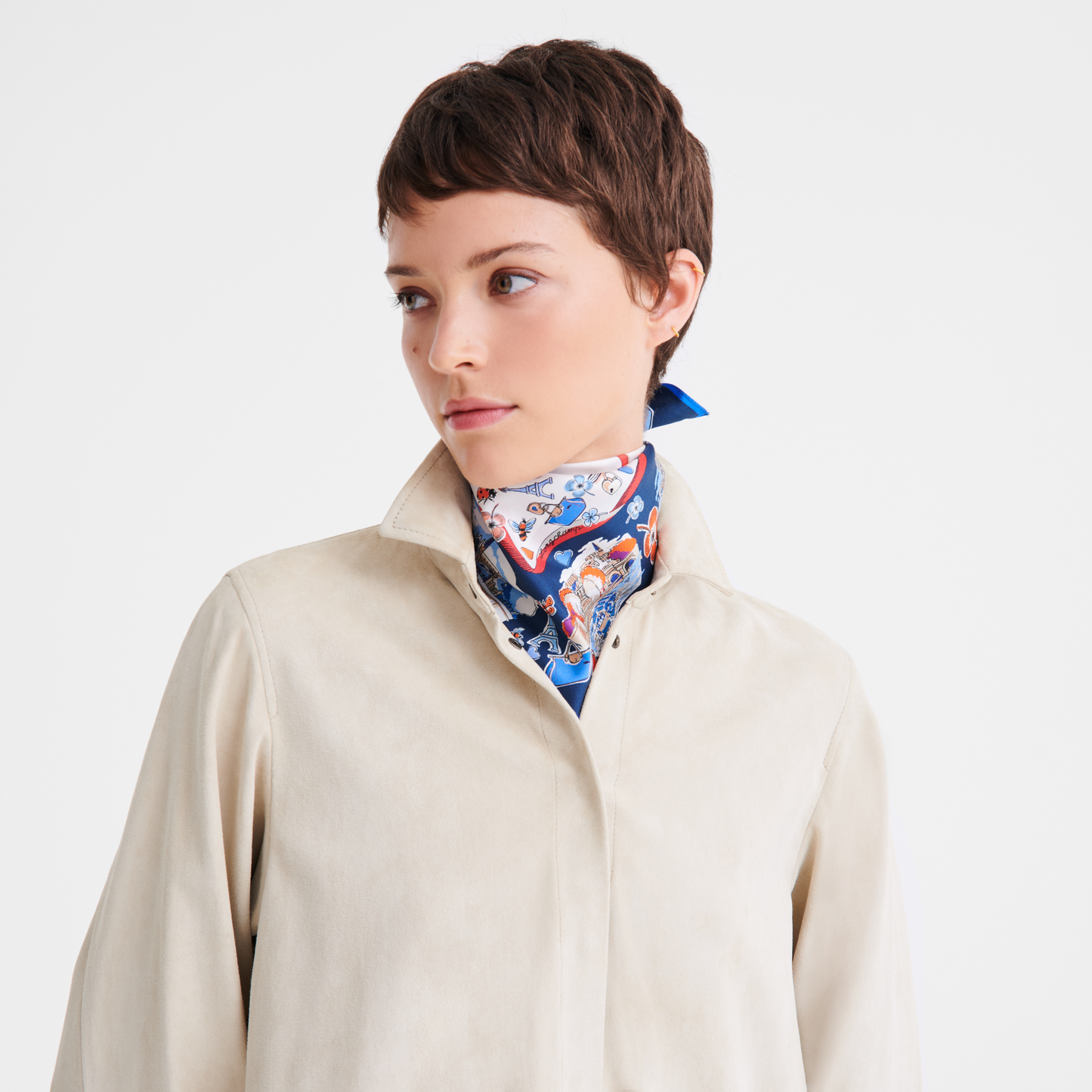 Equestrian Tower  Silk scarf 50