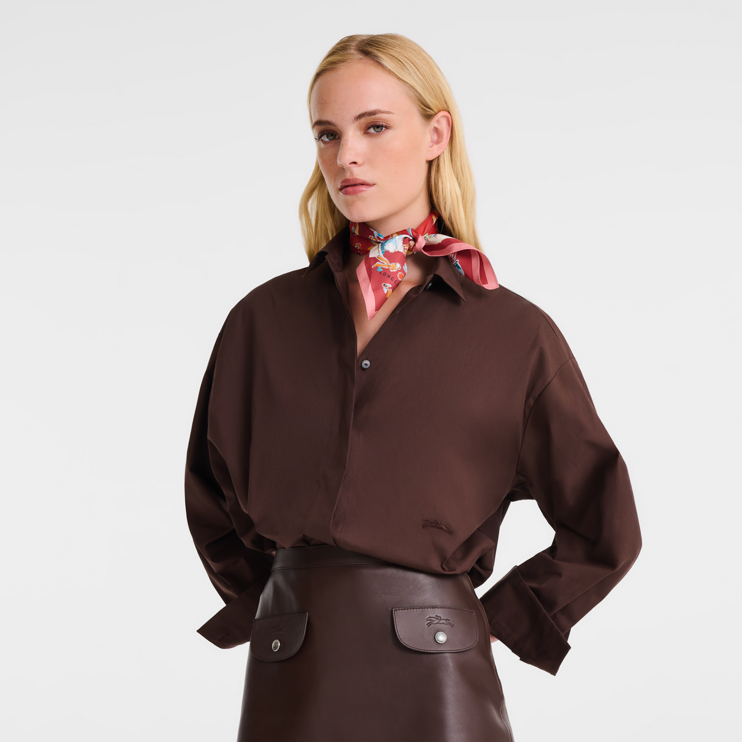 Equestrian Tower  Silk scarf 50