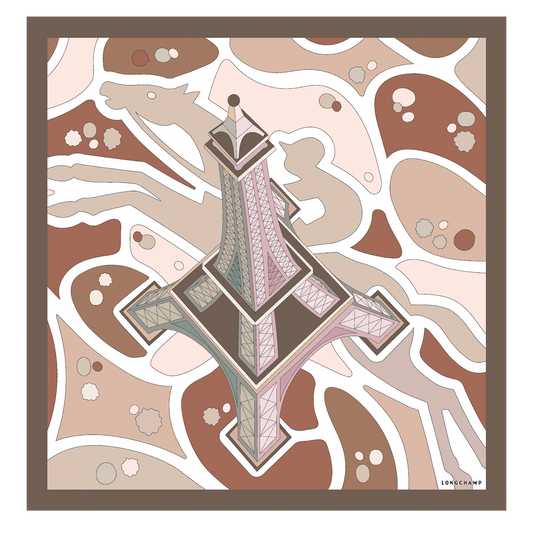 Tour Equestre  Silk scarf 70