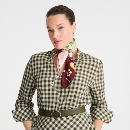 Beyond the Garden  Silk scarf 90