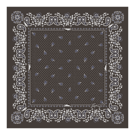 French Bandana  Silk scarf 50