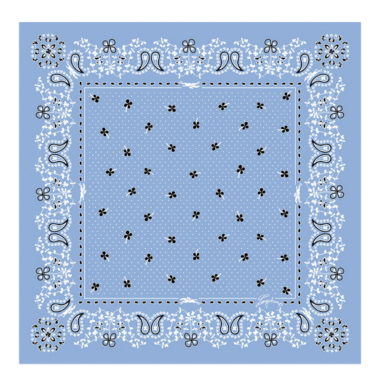 French Bandana  Silk scarf 50