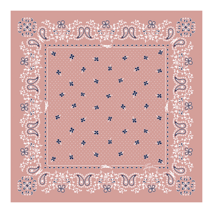 French Bandana  Silk scarf 50